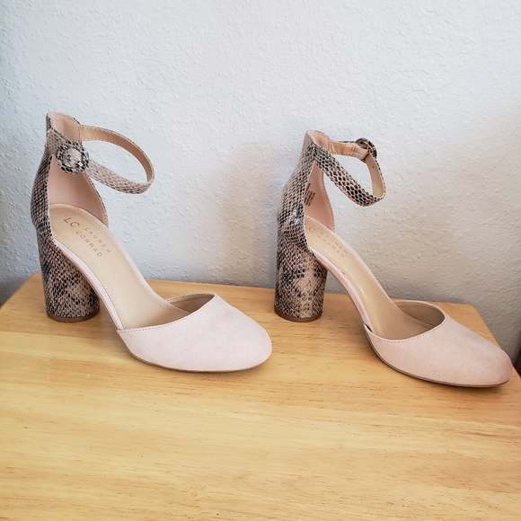 lc lauren conrad sweetheart women's high heels